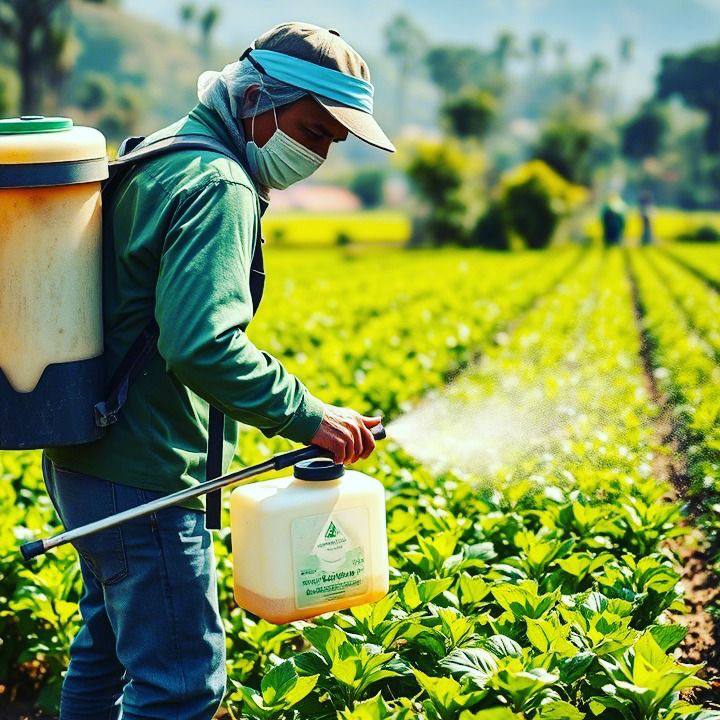 استفاده از گوگرد مایع برای کاهش pH خاک در مزرعه کشاورزی